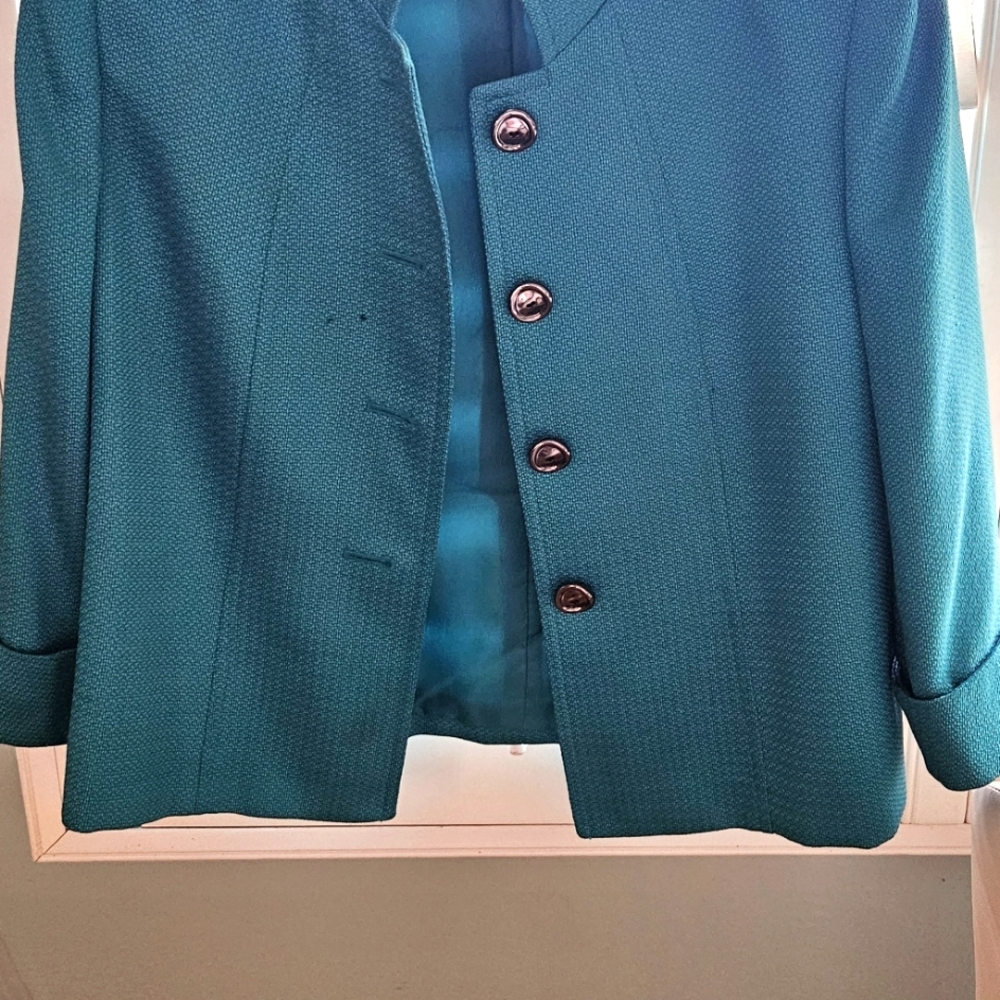 Tahari aqua jacket